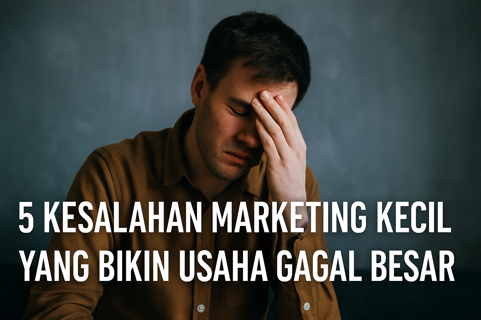 5 Kesalahan Marketing Kecil yang Bikin Usaha Gagal Besar